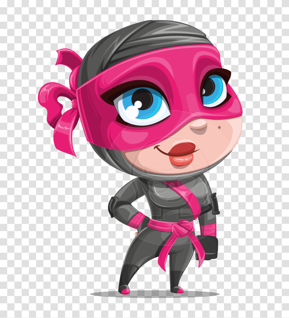 Ninja Clipart Cute Girl, Toy, Outdoors, Drawing Transparent Png