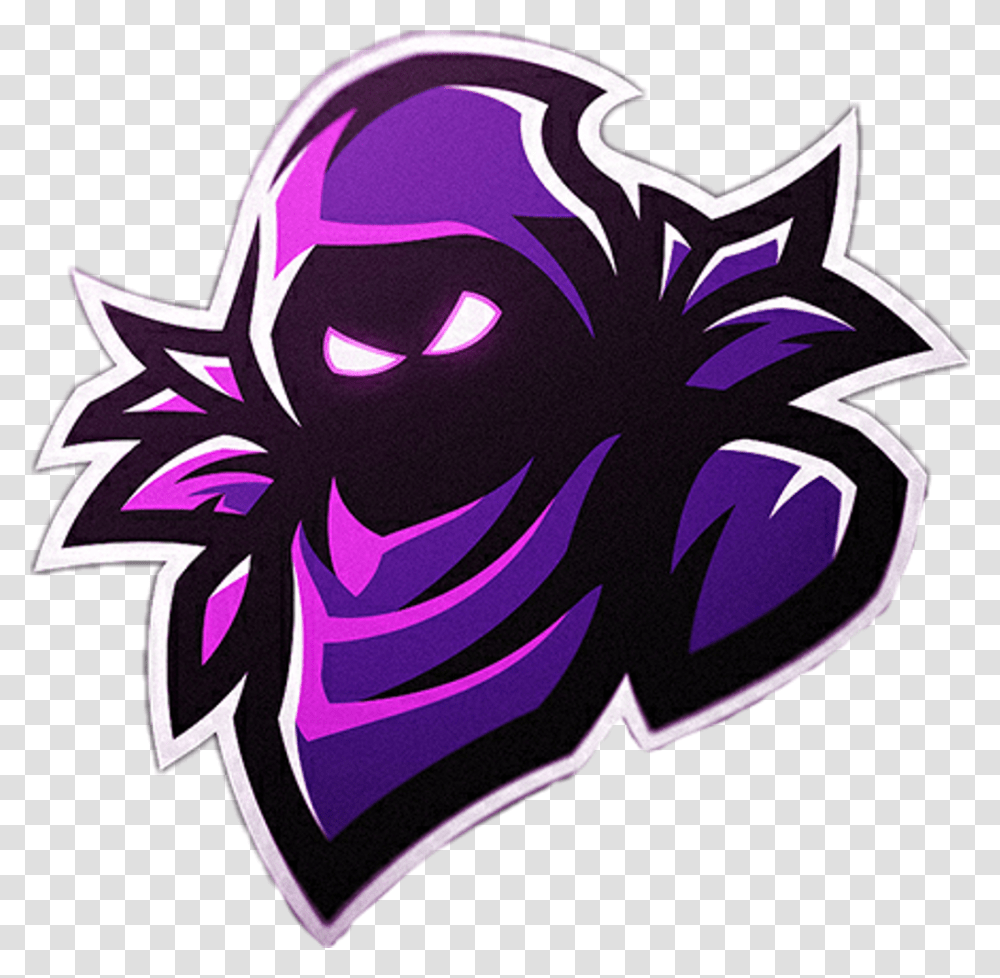 Ninja Clipart Fortnite Raven Mascot Logo, Light, Pattern, Floral Design Transparent Png