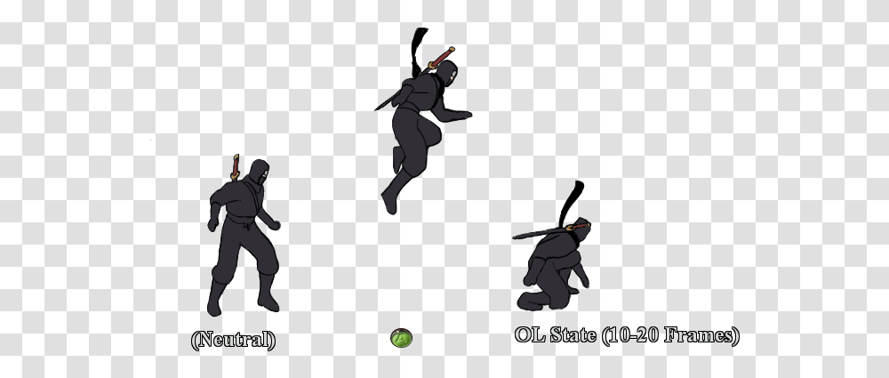 Ninja Gaiden Jump Animation, Person, Human, Silhouette Transparent Png
