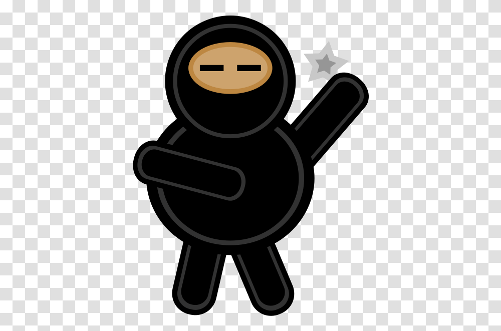 Ninja Icon Fat Black Ninja, Symbol, Weapon, Weaponry, Astronaut Transparent Png