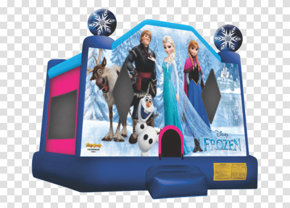 Ninja Jump Frozen Bounce House, Person, Human, Dog, Pet Transparent Png