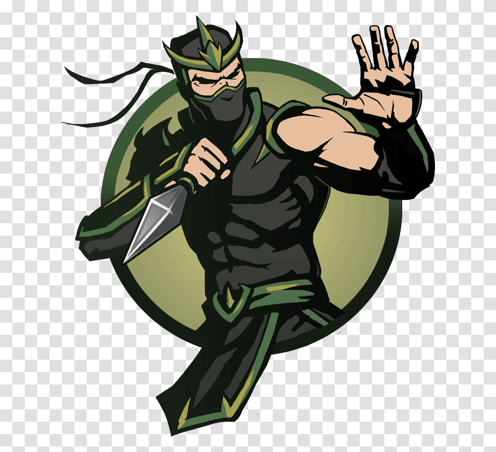 Ninja Man Kunai Shadow Fight 2 Ninjas, Hand, Batman Transparent Png
