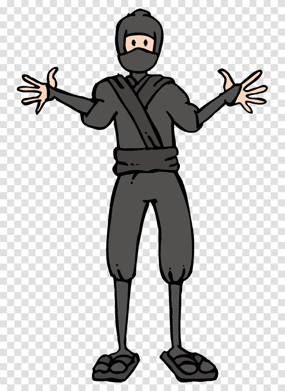 Ninja, Person, Human, Duel, Hand Transparent Png