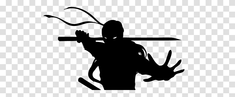 Ninja, Person, Silhouette, Moon, Nature Transparent Png