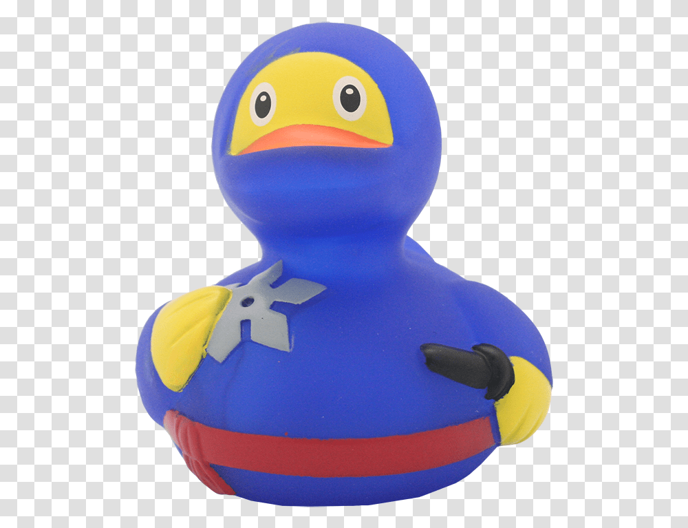 Ninja Rubber Duck By Lilalu, Toy, Inflatable, Bird, Animal Transparent Png