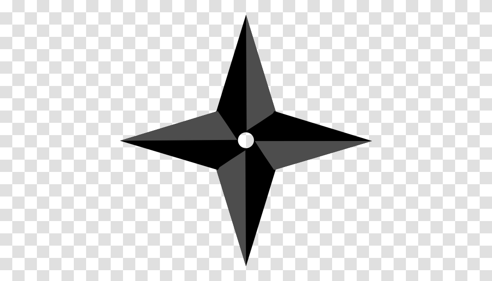 Ninja Samur Shuriken Star Icon, Cross, Star Symbol Transparent Png