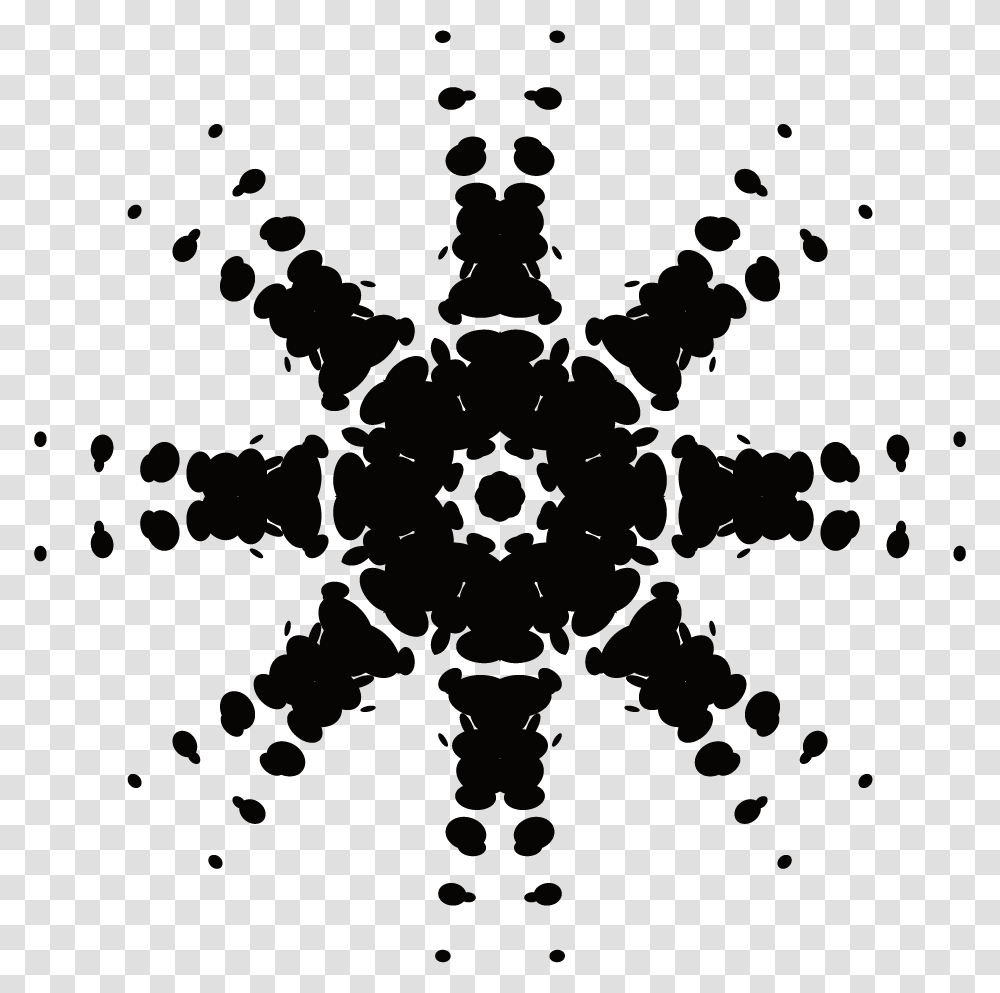 Ninja Star 8 Point, Stencil, Rug, Snowflake, Silhouette Transparent Png