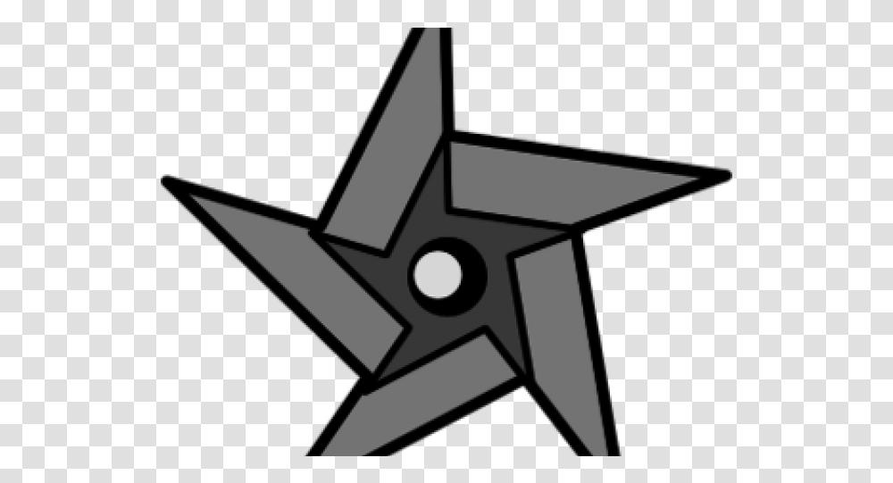 Ninja Star Cliparts Ninja Throwing Stars Clipart Shuriken Drawing, Symbol, Star Symbol, Recycling Symbol Transparent Png
