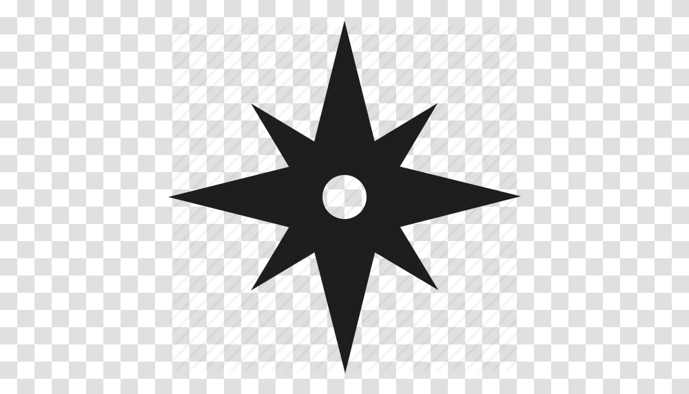 Ninja Star Icon, Cross, Star Symbol, Ceiling Fan Transparent Png