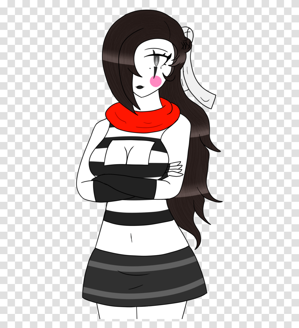 Ninja Tf By Control Drawing Girl Mime, Apparel, Person Transparent Png