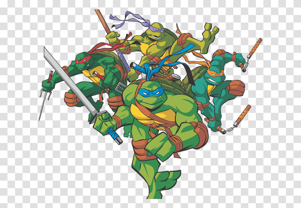 Ninja Turtle Cartoon 90s, Duel, Costume, Toy Transparent Png