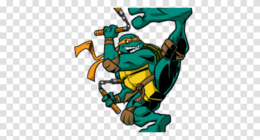 Ninja Turtles Clipart Michael Angelo, Person, Animal, People, Leisure Activities Transparent Png