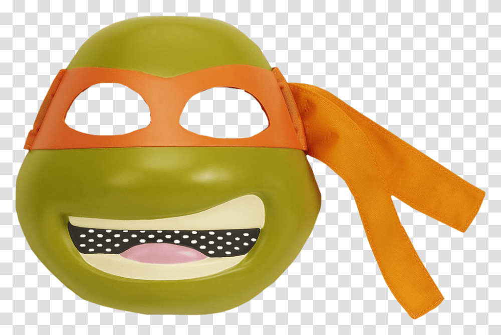 Ninja Turtles Mask, Helmet, Apparel, Pac Man Transparent Png