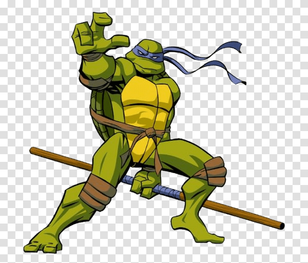 Ninja Tutle Donatello, Sport, Hand, Bow, Statue Transparent Png