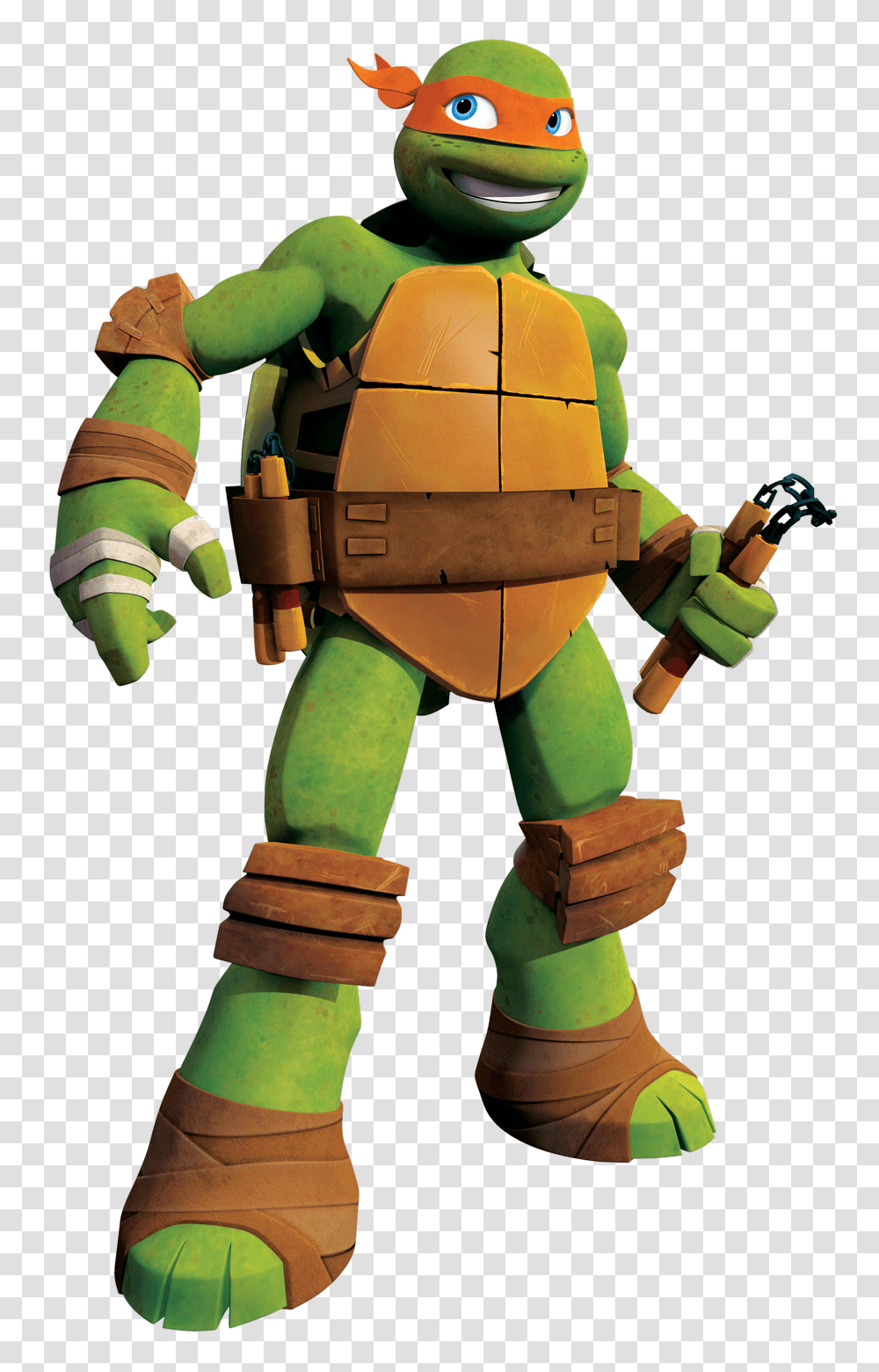 Ninja Tutle Michelangelo Image, Toy, Robot, Apparel Transparent Png