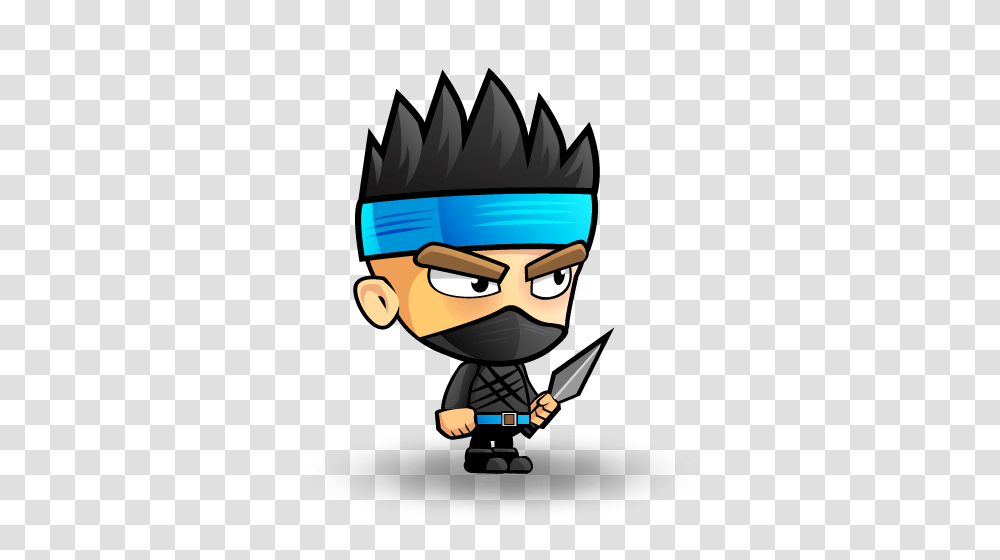 Ninja Warrior Character Set Game Art Partners, Sunglasses, Accessories, Accessory, Police Transparent Png