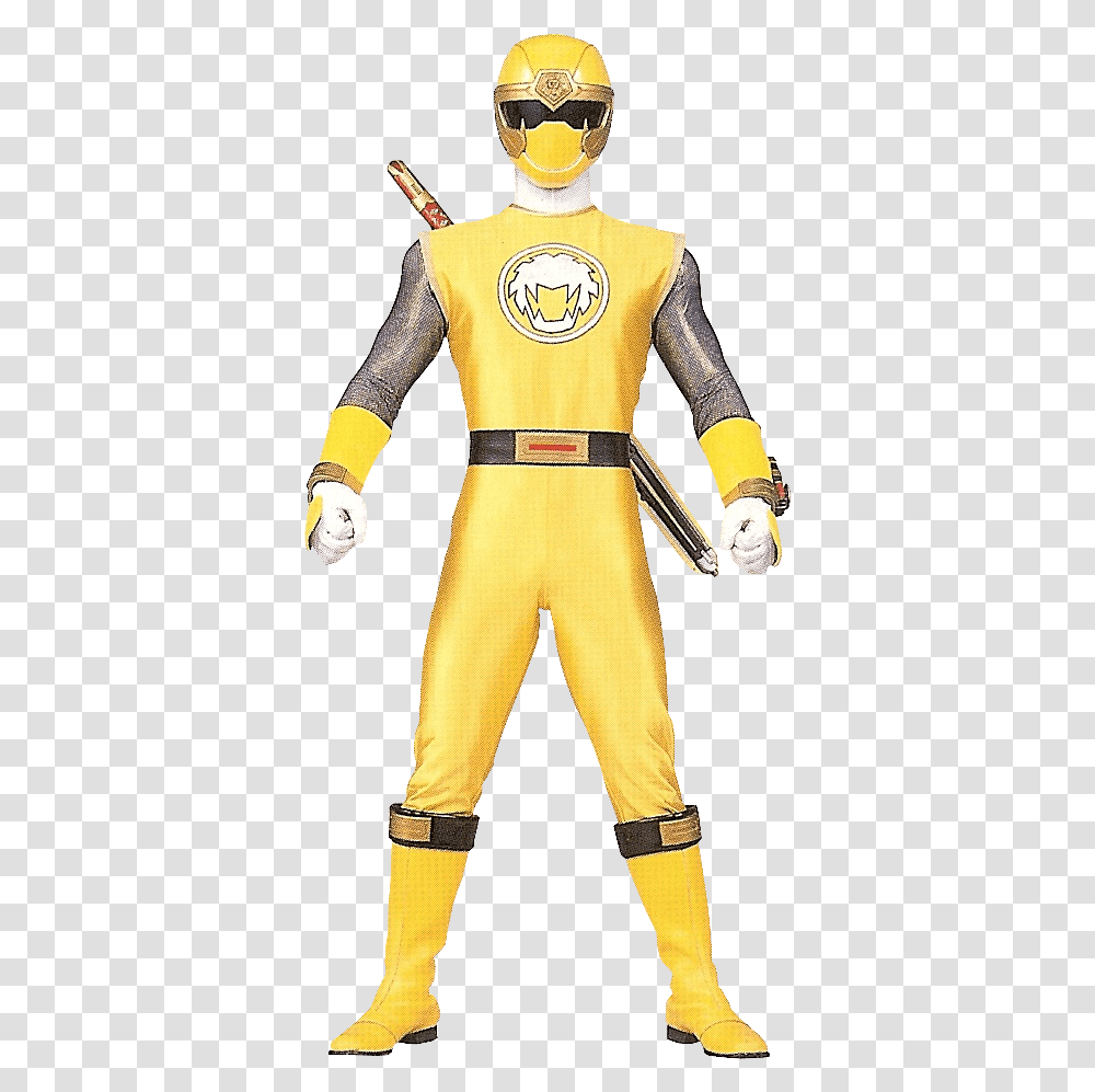 Ninja Yellow Power Ranger Ninja Storm Yellow, Costume, Person, Human Transparent Png