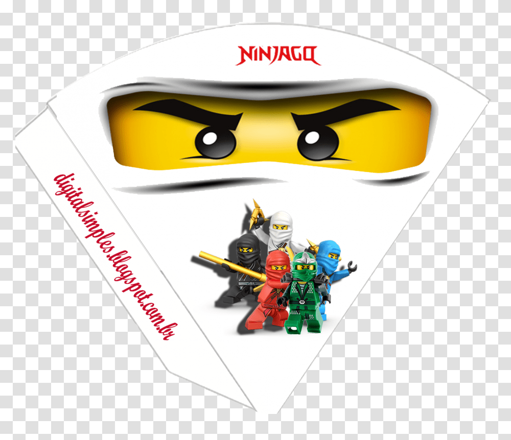 Ninjago Party Free Printable Cones Lego Ninjago Party Ninjago Birthday, Person, Human, Paper, Advertisement Transparent Png