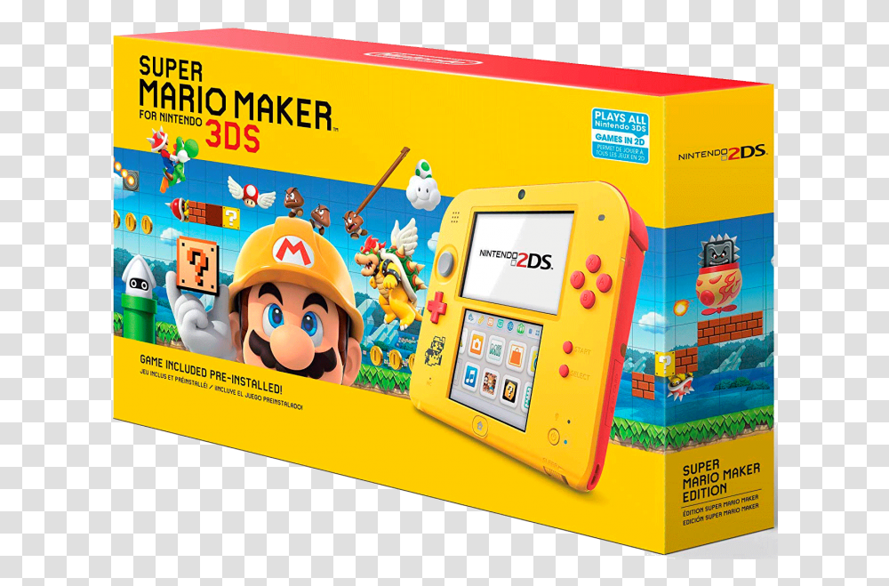 Nintendo 2ds Mario Maker, Mobile Phone, Electronics, Cell Phone, Super Mario Transparent Png