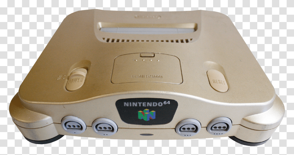 Nintendo 64 Gold Retropixl Retrogaming Retro Gaming, Electronics, Tape Player, Mouse, Hardware Transparent Png