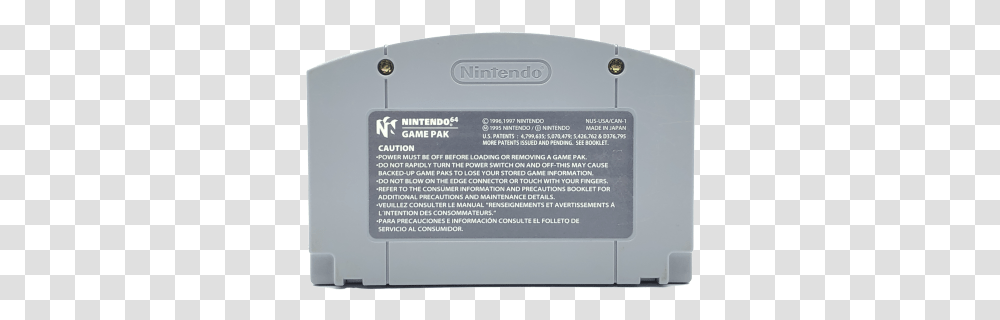 Nintendo 64 Island Retro Portable, Adapter, Text, Driving License, Document Transparent Png