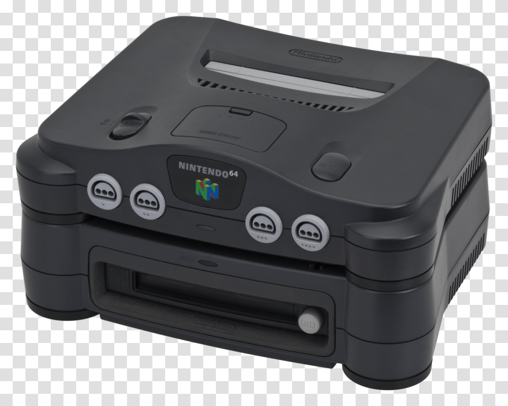Nintendo 64 Nintendo 64 Dd, Machine, Printer, Camera, Electronics Transparent Png
