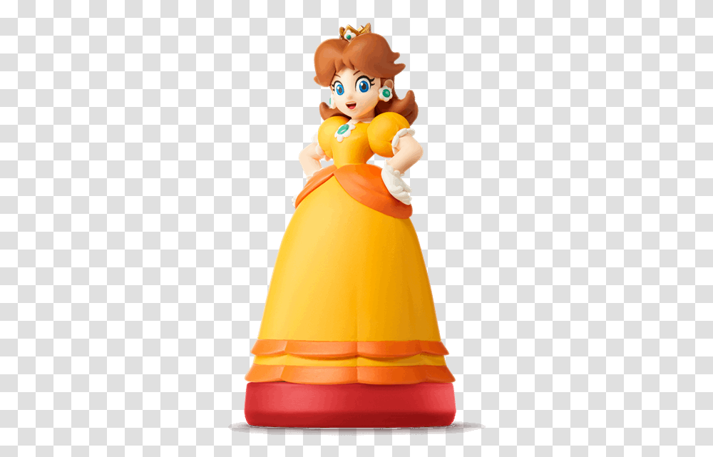Nintendo Amiibo Mario Party Star Rush Daisy Character Figure Preowned Daisy Super Mario, Doll, Toy, Clothing, Figurine Transparent Png