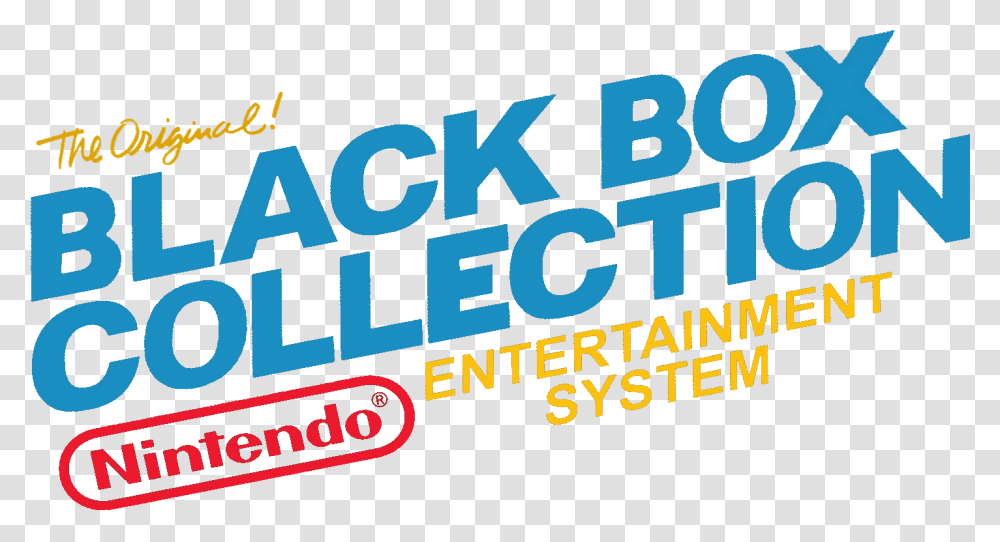Nintendo Black Box Logo, Word, Alphabet Transparent Png