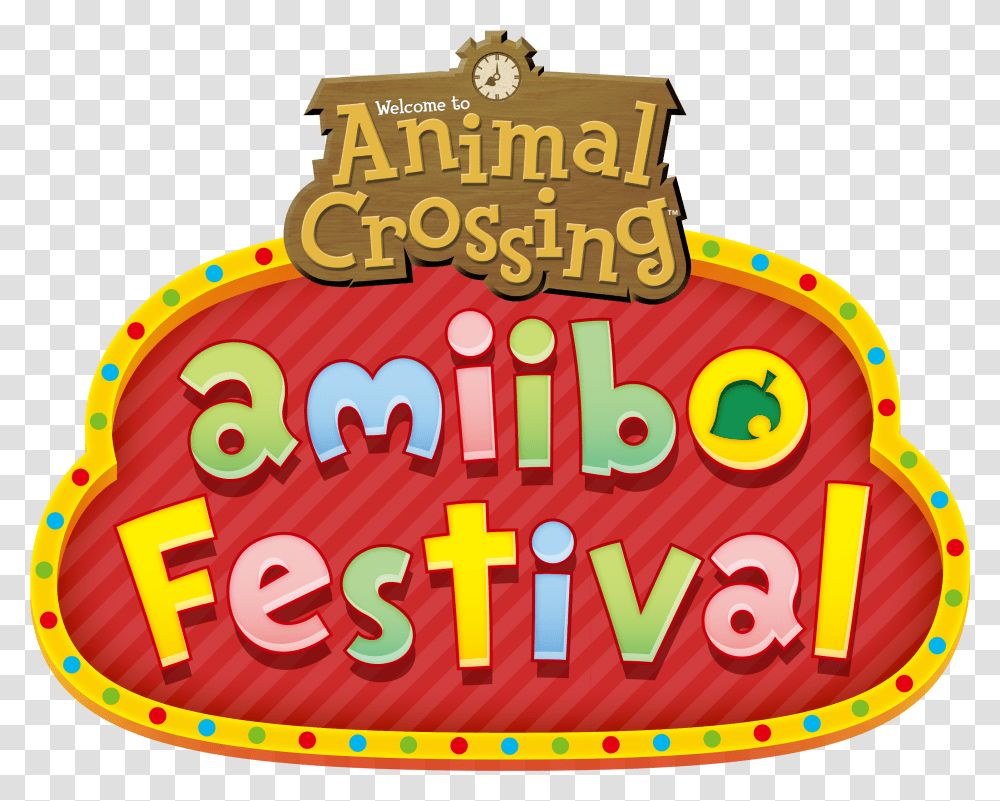 Nintendo Digital Event Animal Crossing Wii U & 3ds Pure Animal Crossing Amiibo Festival Logo, Meal, Food, Text, Circus Transparent Png