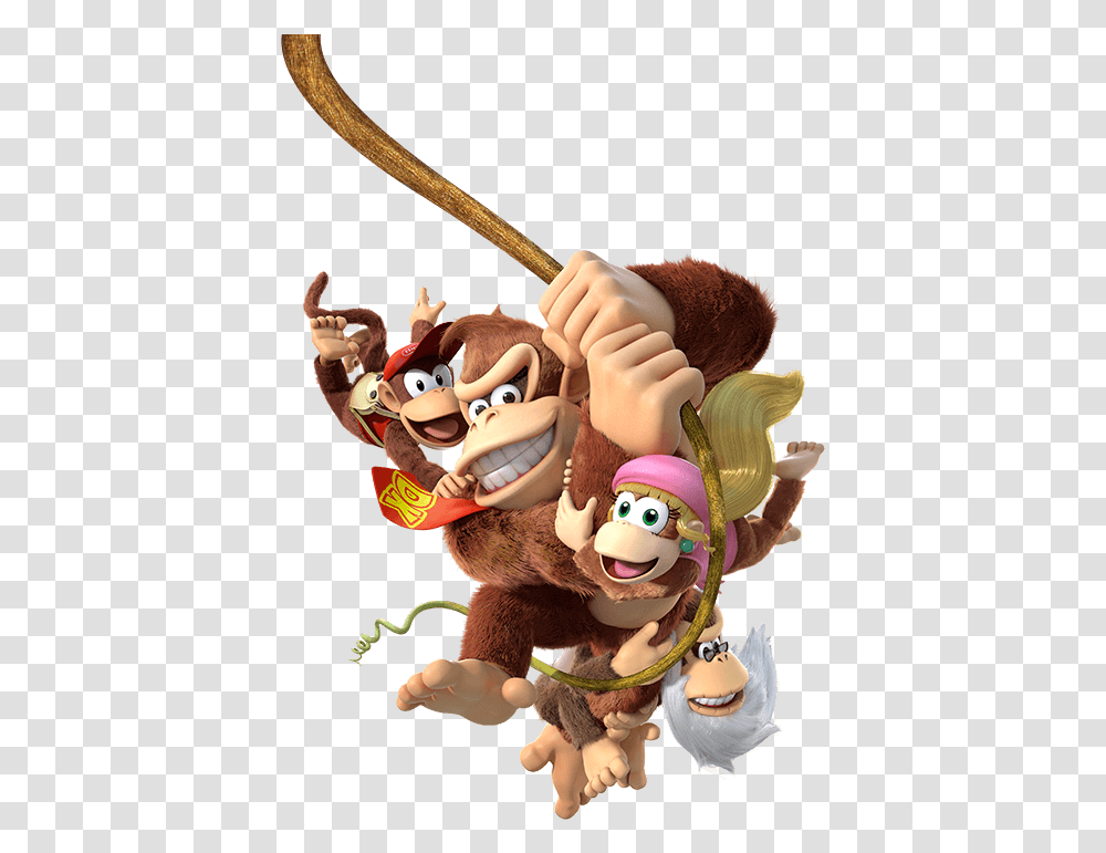 Nintendo Donkey Kong Country Tropical Wii U Donkey Kong Country Tropical Freeze, Toy, Figurine, Team Sport, Sports Transparent Png