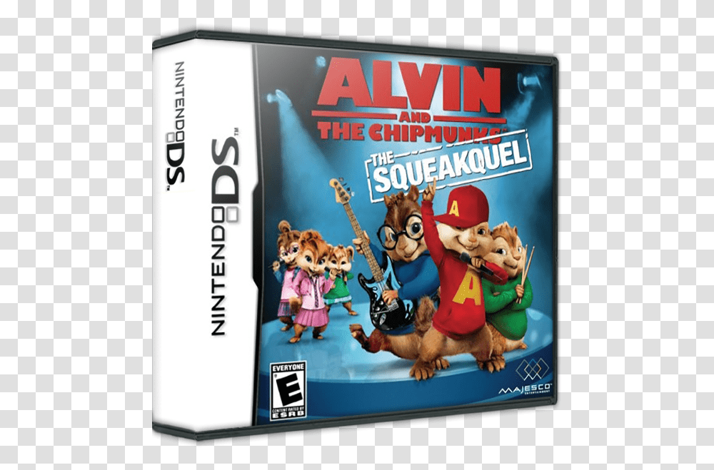 Nintendo Ds Alvin And The Chipmunks The Squeakquel, Leisure Activities, Person, Human, Dvd Transparent Png