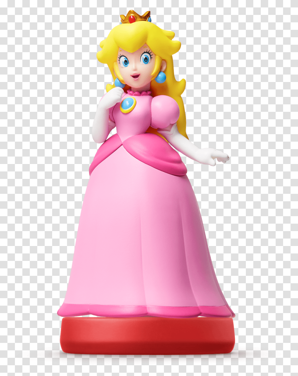 Nintendo Fanon Wiki Amiibo Peach Super Mario, Doll, Toy, Figurine, Female Transparent Png