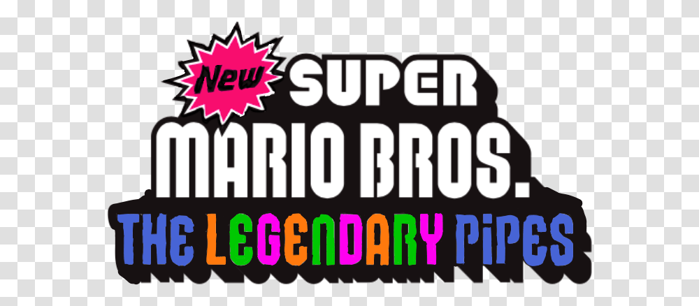 Nintendo Fanon Wiki New Super Mario Bros Logo Wiki Fantendo, Label, Word, Poster Transparent Png