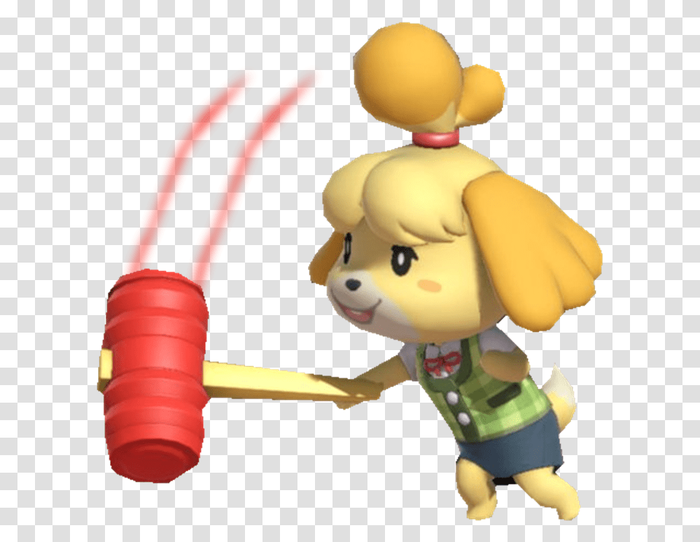 Nintendo Fanon Wiki Super Smash Bros Ultimate Isabelle Squeaky Hammer, Toy, Plant, Rabbit, Rodent Transparent Png