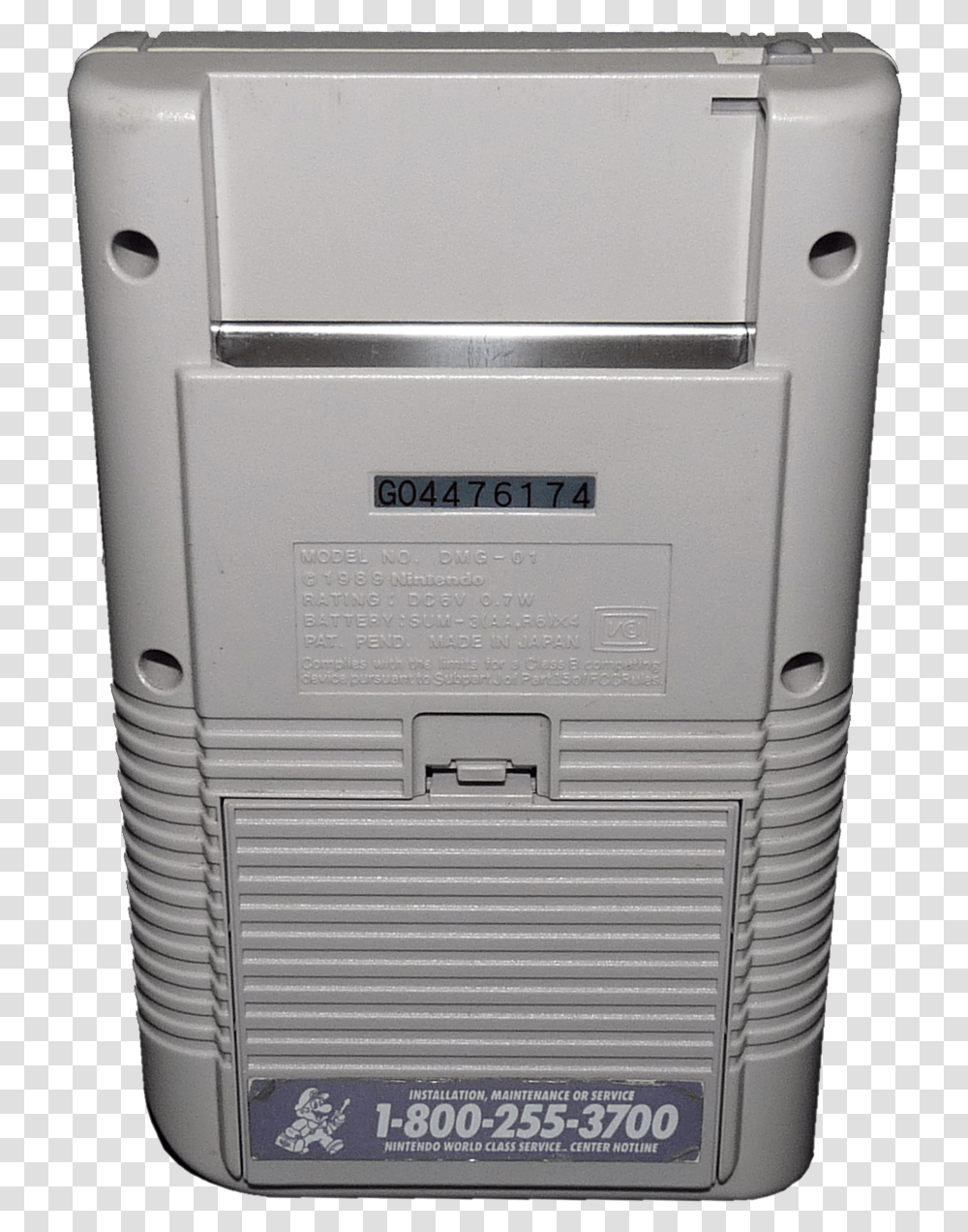 Nintendo Game Boy Back, Mailbox, Letterbox, Appliance, Cooler Transparent Png