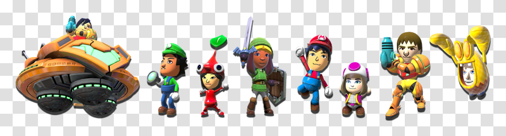 Nintendo Land Characters, Person, Human, Figurine, People Transparent Png