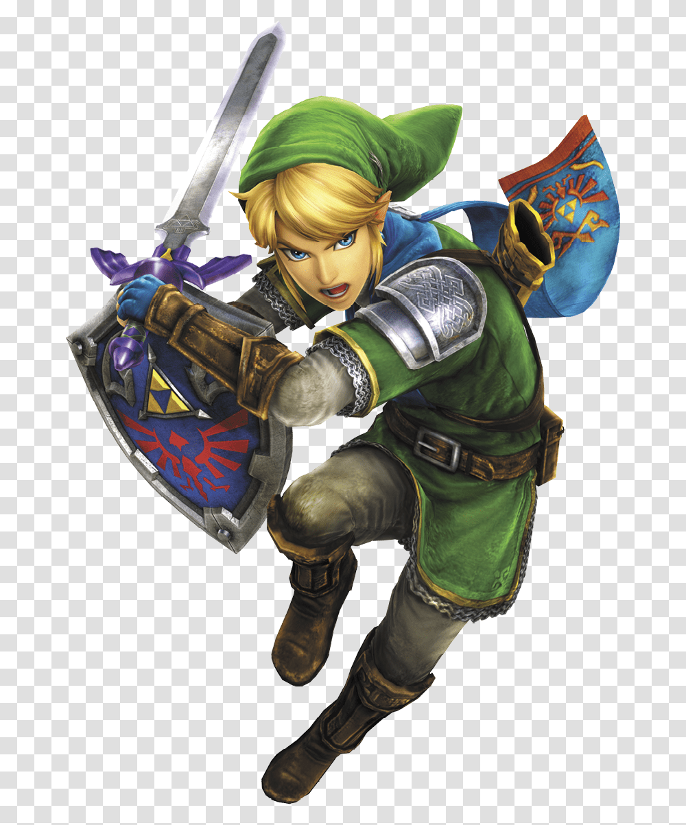 Nintendo Logo Link With Master Sword, Person, Human, Legend Of Zelda, Shoe Transparent Png