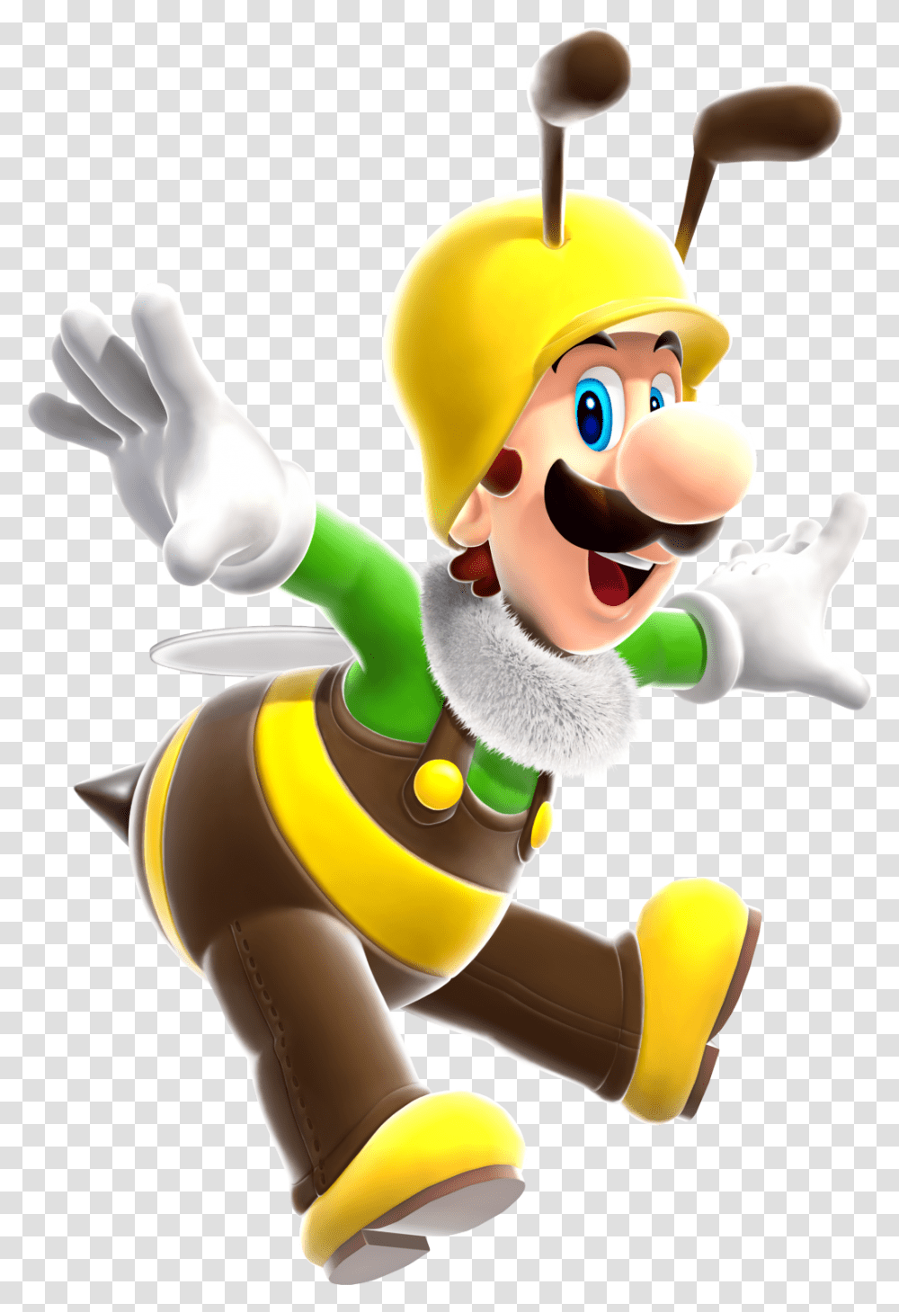 Nintendo Luigi Beeluigi Supermariogalaxy Supermario Super Mario Galaxy Bee Luigi, Toy, Person, Human Transparent Png