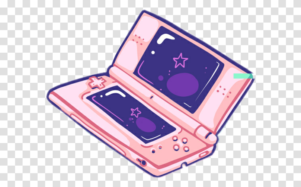Nintendo Pastel Aesthetic Pink 90s Cute Handheld Game Console, Electronics, Phone, Mobile Phone, Cell Phone Transparent Png