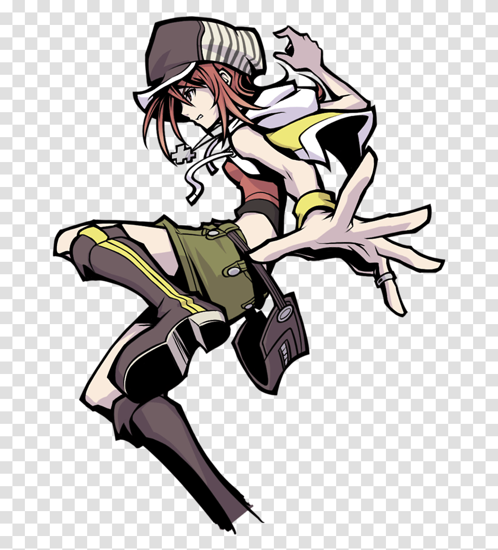 Nintendo Releases Hq Renders For Final Updated World Ends With You Shiki, Person, Human, Manga, Comics Transparent Png