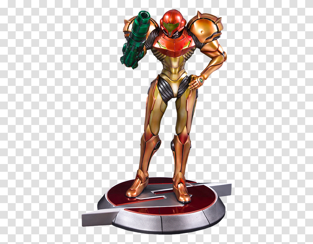 Nintendo Samus Varia Suit Statue, Figurine, Apparel, Helmet Transparent Png