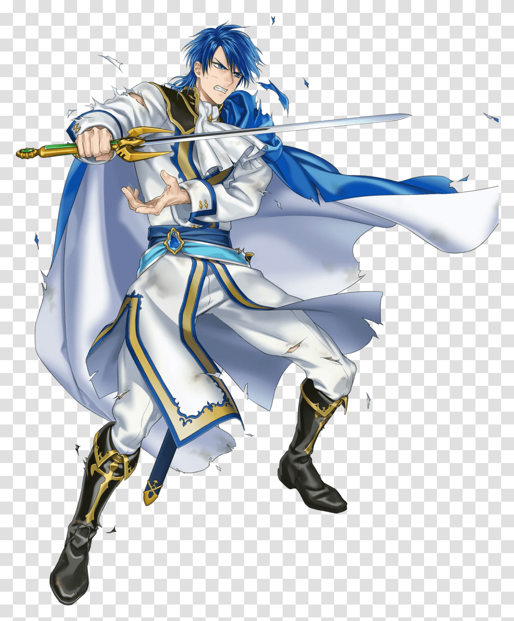 Nintendo Sata Fire Emblem Seisen No Keifu Feh Sigurd Damaged, Person, Human, Samurai, Ninja Transparent Png