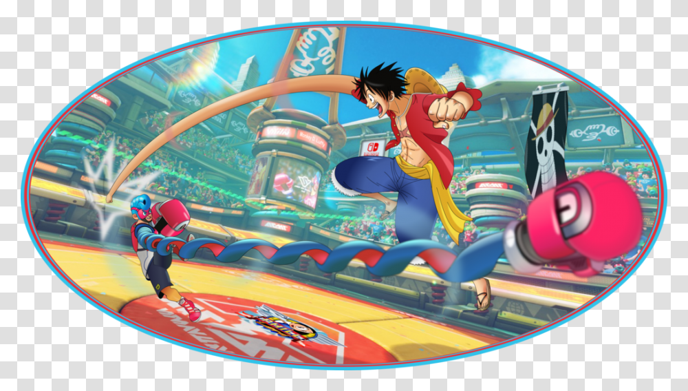 Nintendo Switch Arms Luffy, Person, Human, Helmet Transparent Png