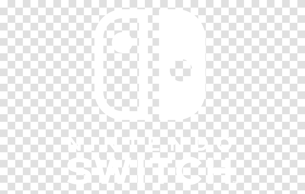 Nintendo Switch Black Logo, Number, Trademark Transparent Png