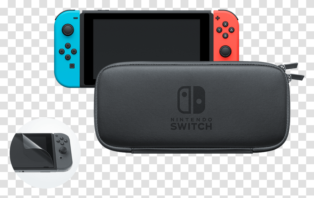 Nintendo Switch Carrying Case Switch Nintendo Switch With Case, Electronics, Camera, Mobile Phone, Cell Phone Transparent Png