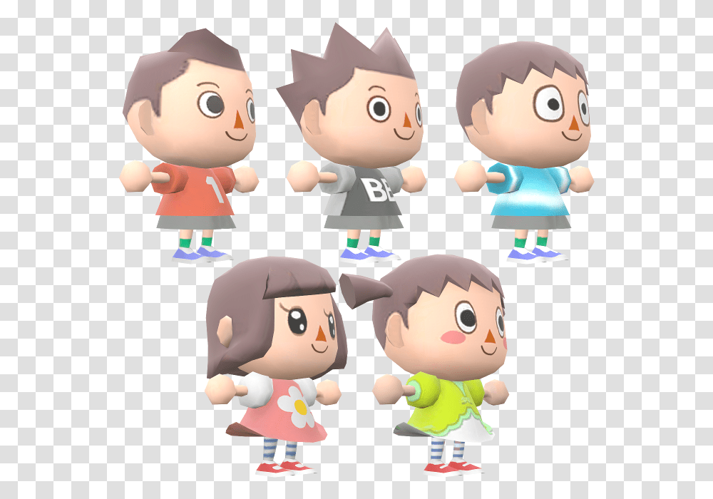 Nintendo Switch Cartoon, Doll, Toy, Crowd, Figurine Transparent Png