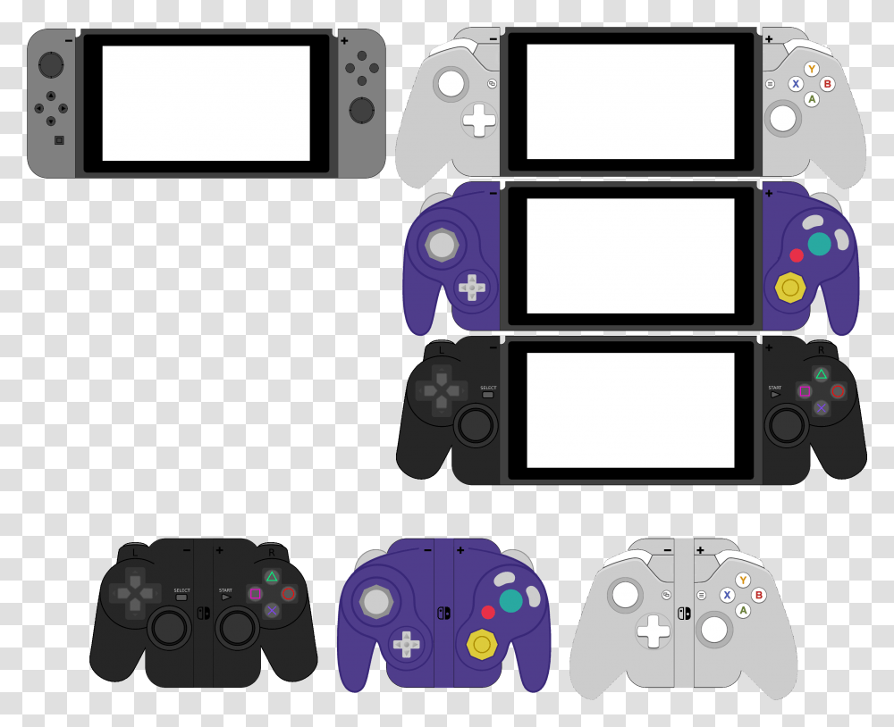 Nintendo Switch Joy Con Concepts, Electronics, Monitor, Screen, Display Transparent Png