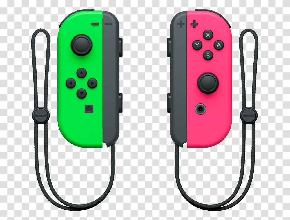 Nintendo Switch Joy Con Download Joy Con Green Pink, Electronics, Adapter, Remote Control, Electrical Device Transparent Png