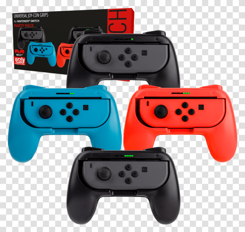 Nintendo Switch Joy Con Grips Party Pack Nintendo Switch Joy Con Grip, Joystick, Electronics, Power Drill Transparent Png