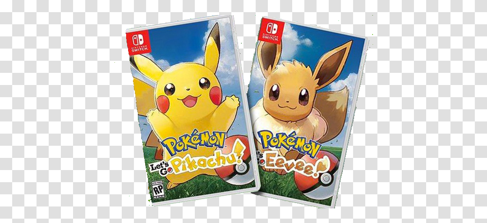 Nintendo Switch Pokemon Let's Go Pikachu & Eevee Supplier Pokemon, Advertisement, Poster, Flyer, Paper Transparent Png